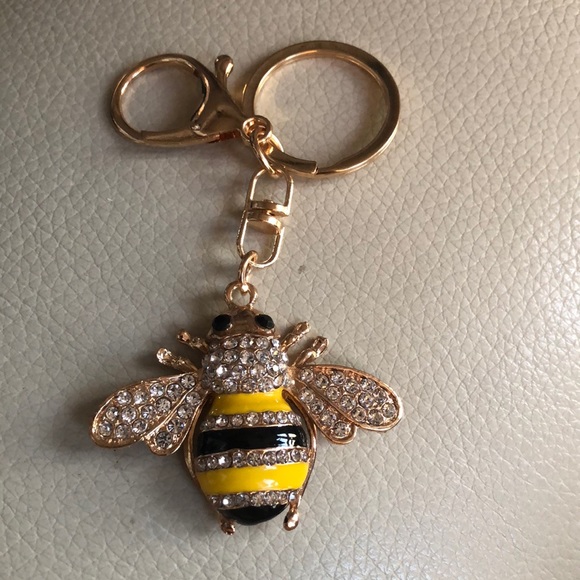 BEE!  New key ring or bag tag!  New without tags. So pretty. - Picture 3 of 6